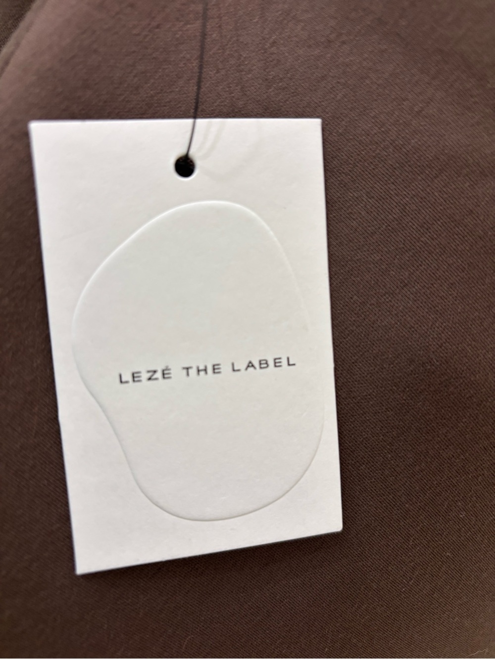 LEZÉ the Label Charlotte Poncho in Espresso - Size L/XL (NWT) - Picture 4 of 5